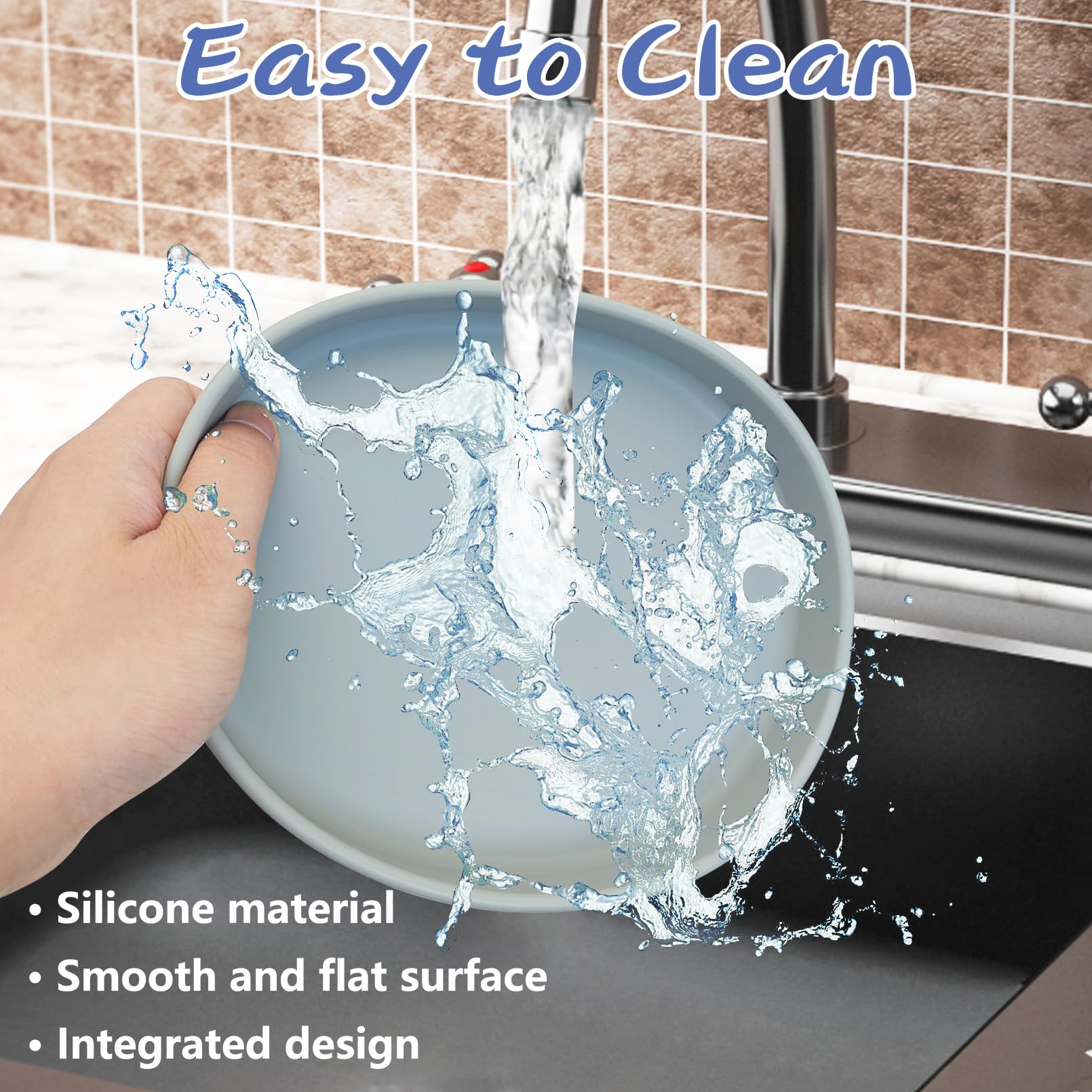 Fhiny cat dishes are heat-resistant and microwave-safe for flexible feeding options.