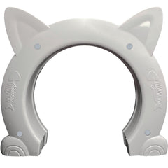 Fhiny cat door interior installation template demonstrates easy room-to-room access for pets