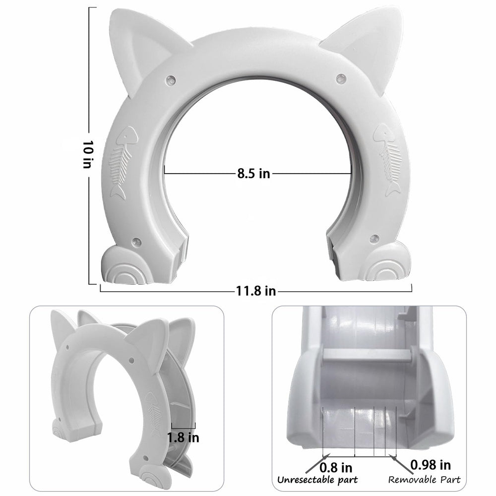 Fhiny cat door screw-pack included ensures secure, mess-free installation