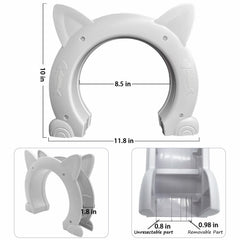 Fhiny cat door screw-pack included ensures secure, mess-free installation
