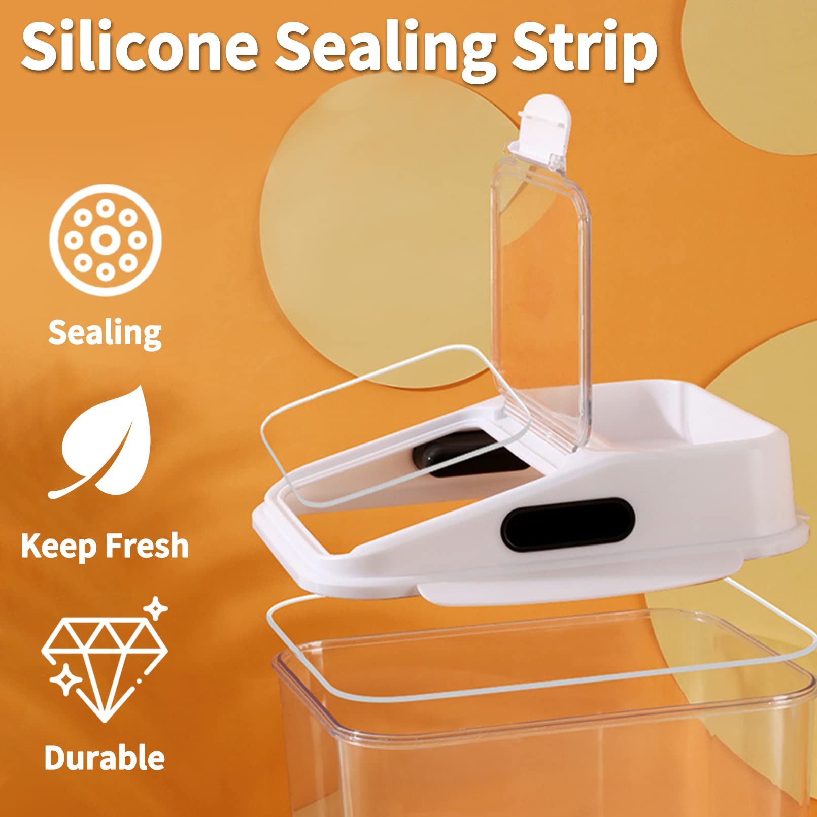 Fhiny durable PETG material storage bin resists wear and color changes.