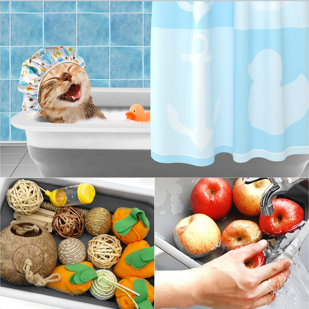 Fhiny Foldable Outside Litter Pan doubles as a versatile multi-use tray.