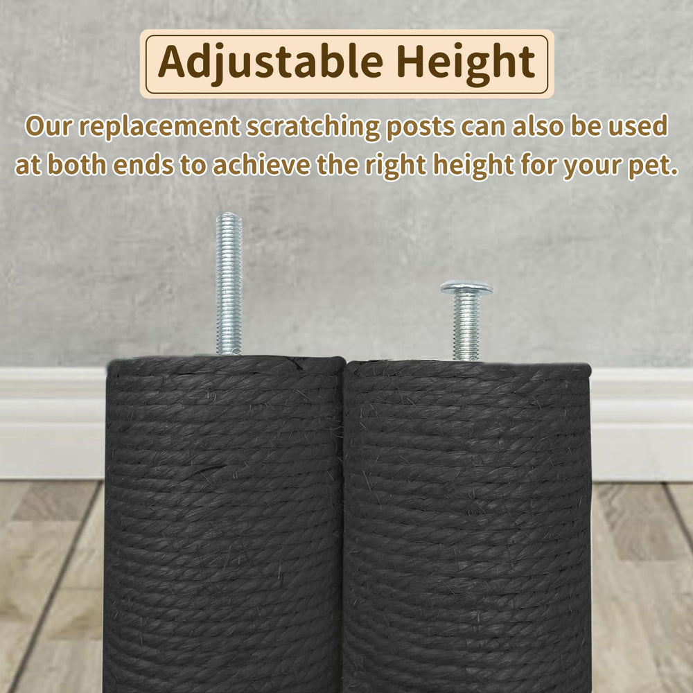 Fhiny hemp rope detail for long-lasting scratching and play.