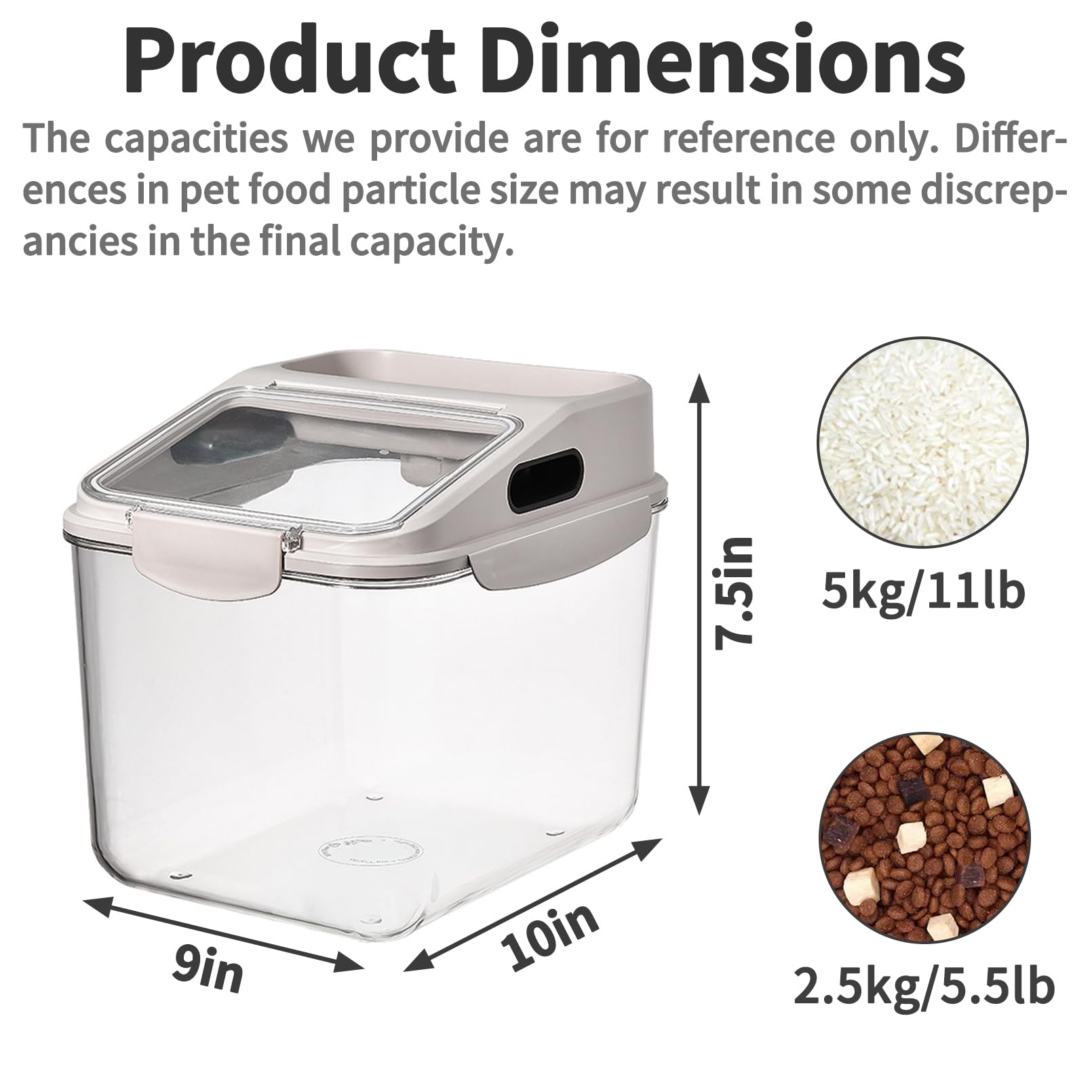 Fhiny design includes internal compartments to help keep foods fresh.