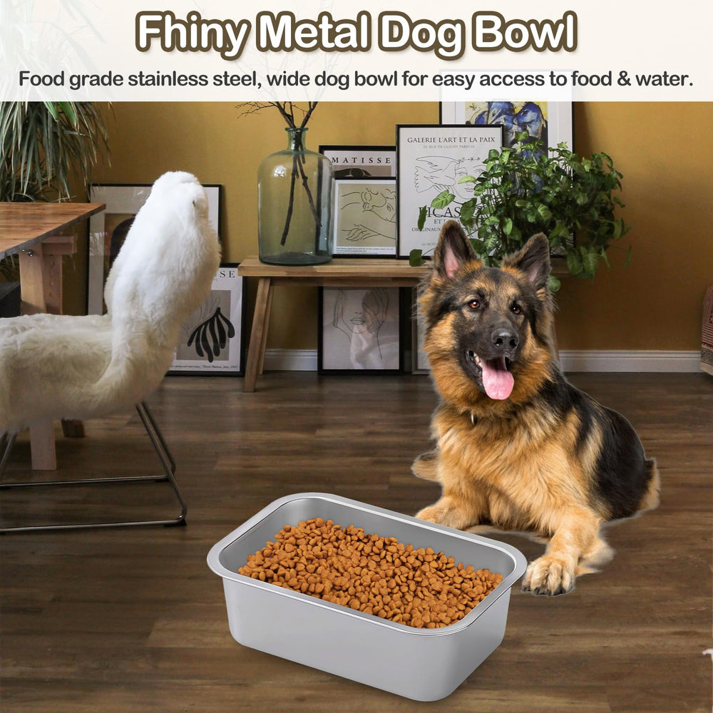 Fhiny large-capacity dog bowl holds 1.2 gallons for big dogs