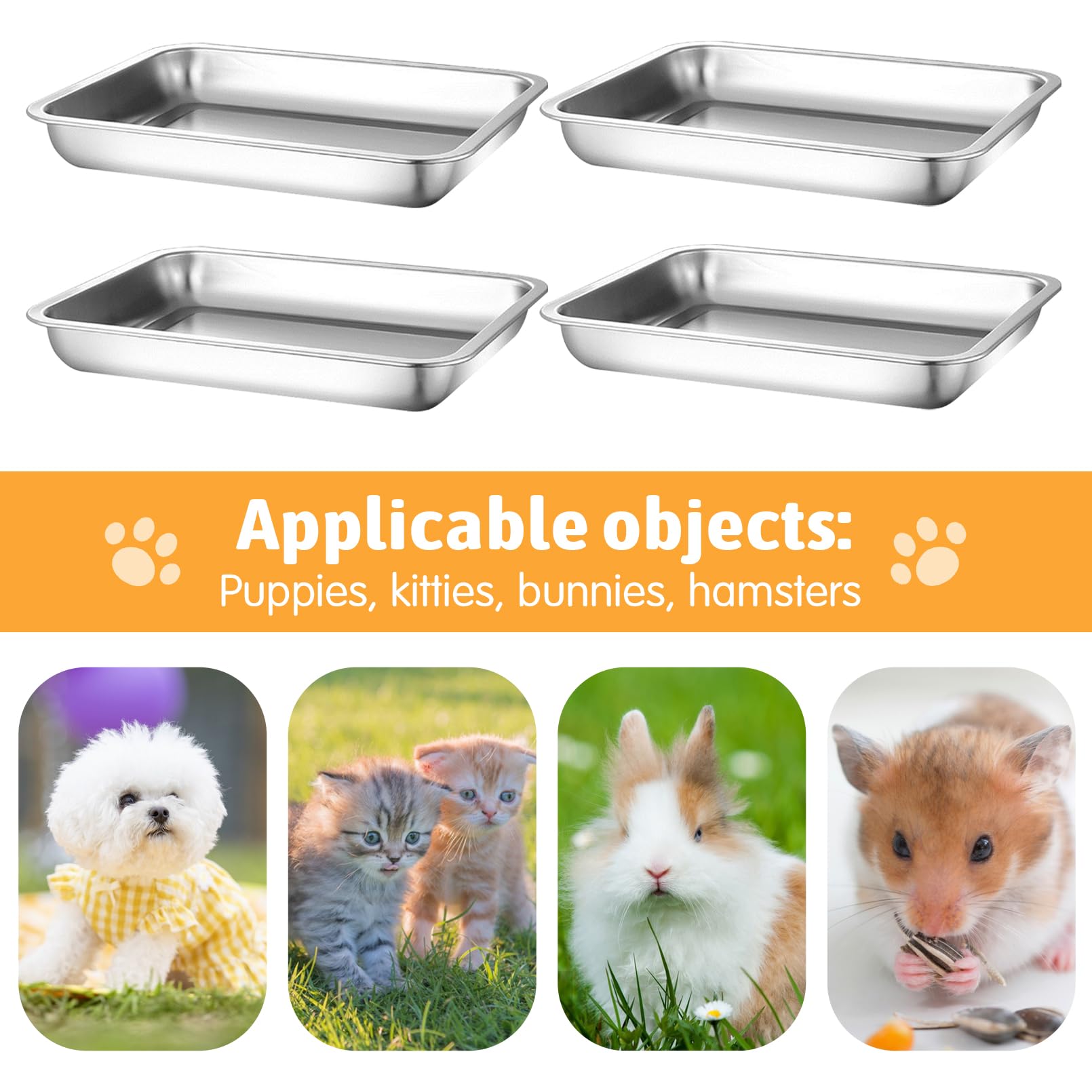 Fhiny litter box multi-pet use shows suitability for kittens and small animals