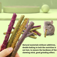 Fhiny petal grass sticks add variety and enrichment.
