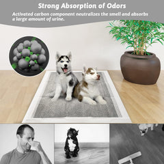 Fhiny rabbit pads odor-control charcoal layer reduces odors