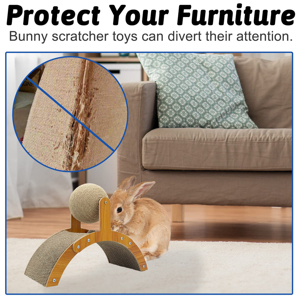 Fhiny triangular wood frame delivers a stable base to prevent tipping during play.