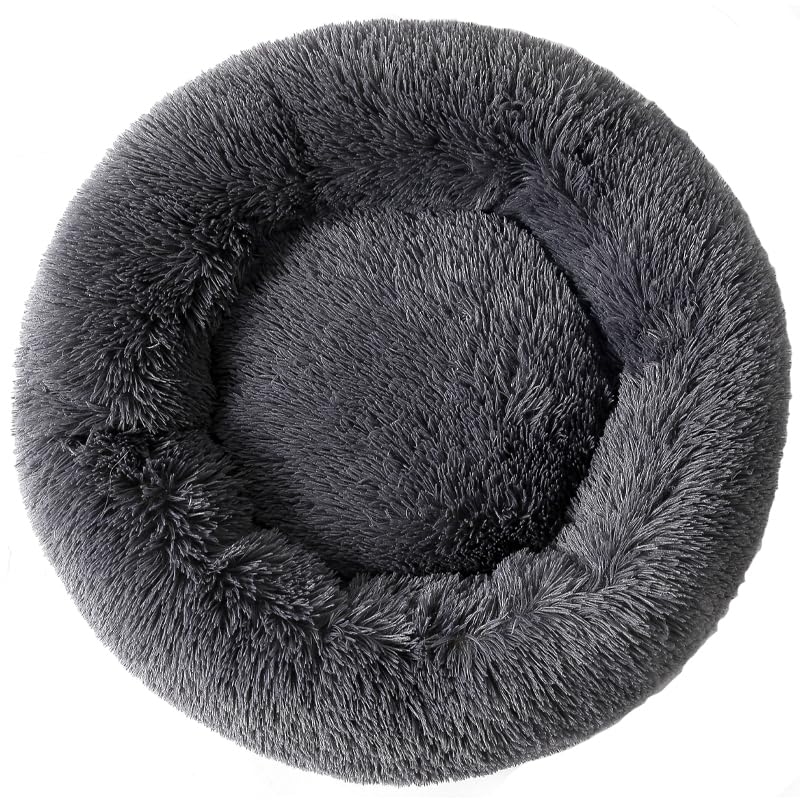 Fhodigogo Donut Bed top view shows plush surface for small pets