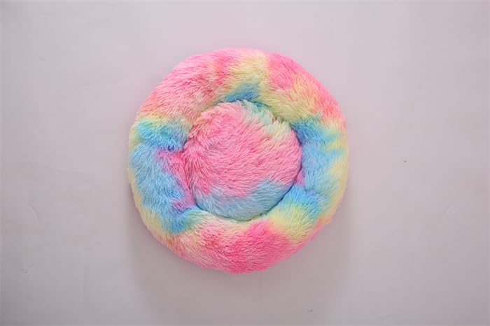 Fhodigogo Donut Pet Bed stitching detail demonstrates durable construction