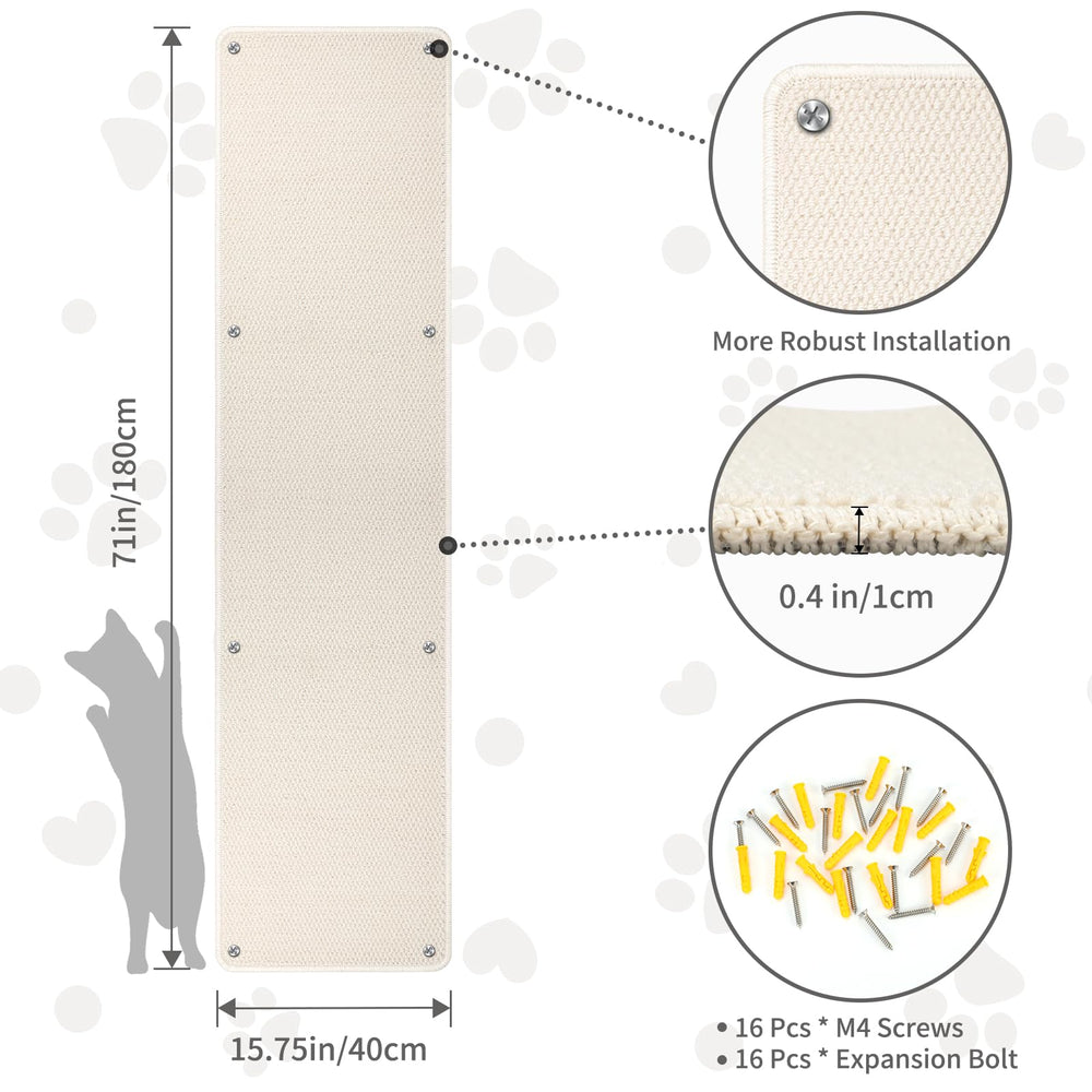 FHTONGE 71x15.8 closeup highlights thickened wear-resistant material and sturdy weave.