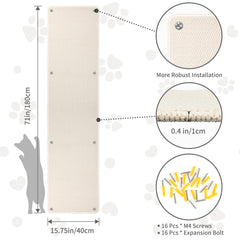FHTONGE 71x15.8 closeup highlights thickened wear-resistant material and sturdy weave.