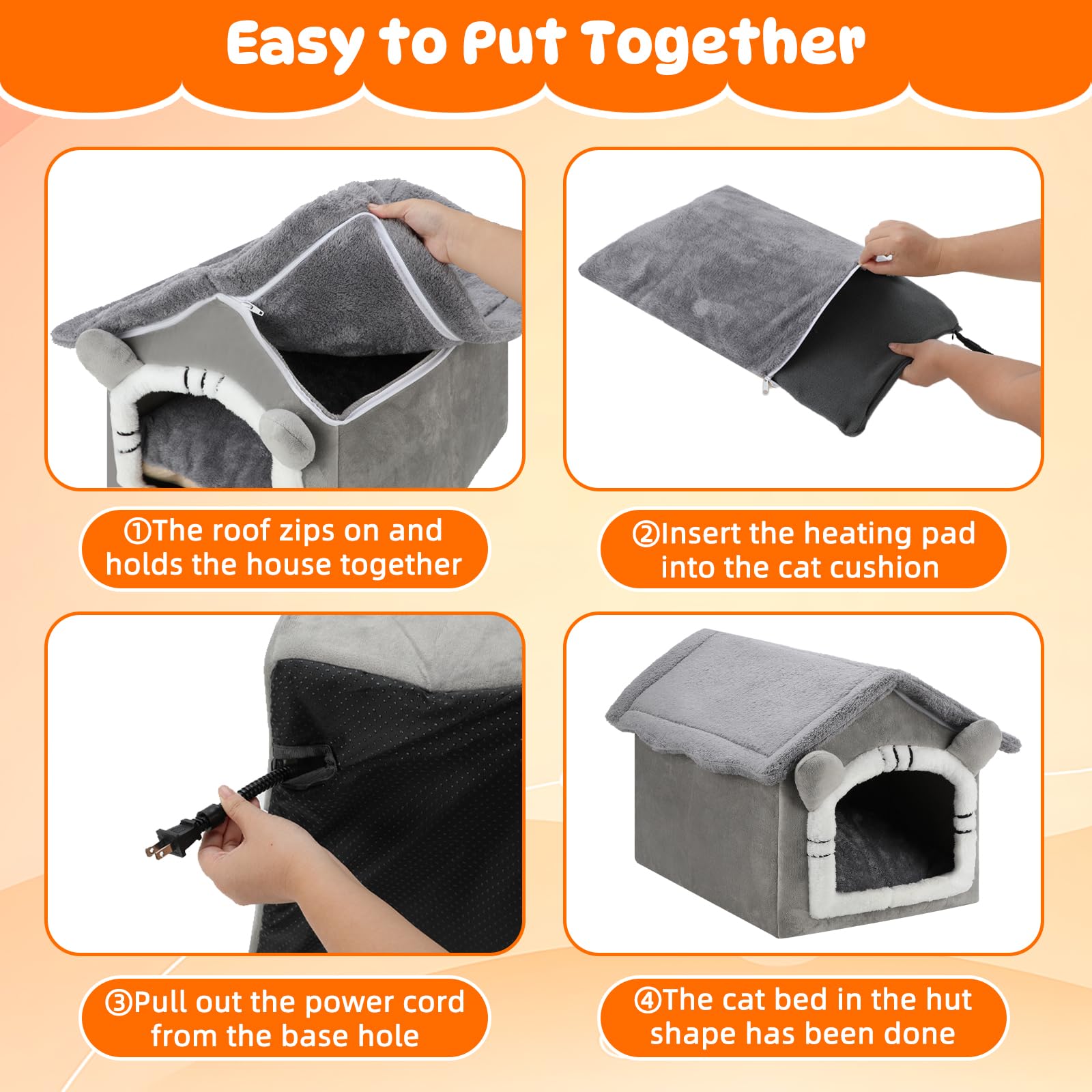 FHTONGE close-up of soft fabric and reinforced seams for durability.