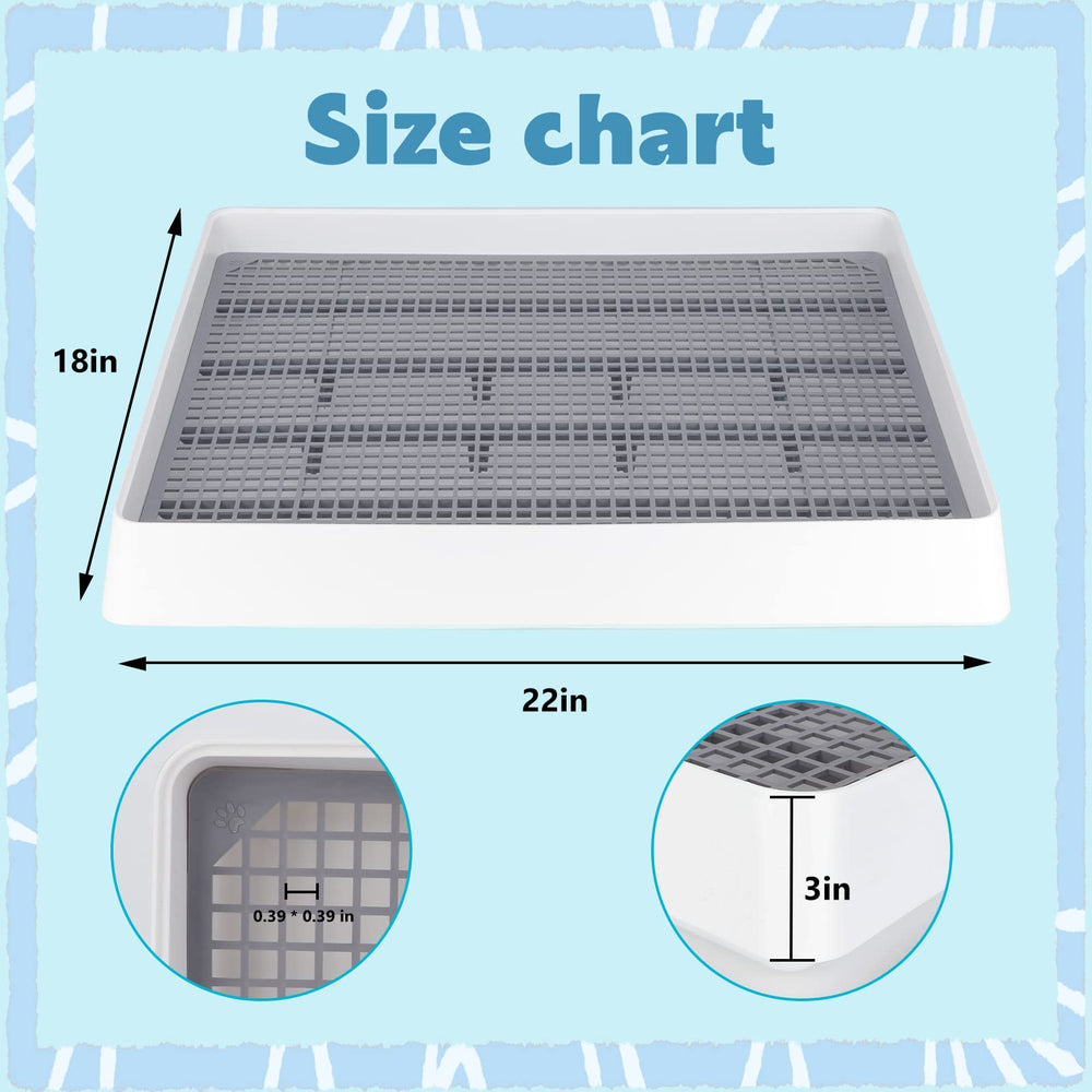 FHTONGE low-entry design rabbit tray enabling easy hops for small pets