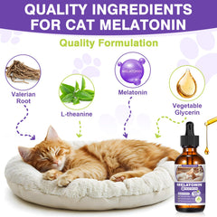 FHZRLP cat-drops-on-wet-food illustrates easy administration for calmer cats.