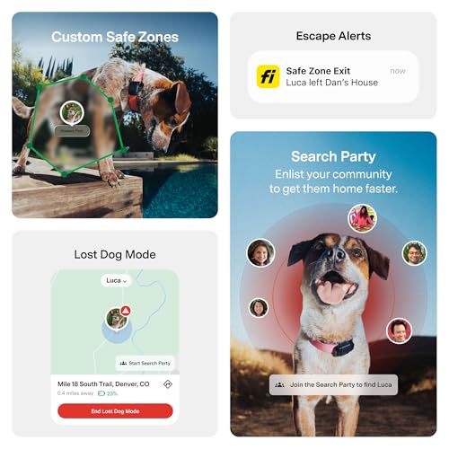 Fi Mini waterproof IP68-rated build withstands rain and mud on outdoor adventures.