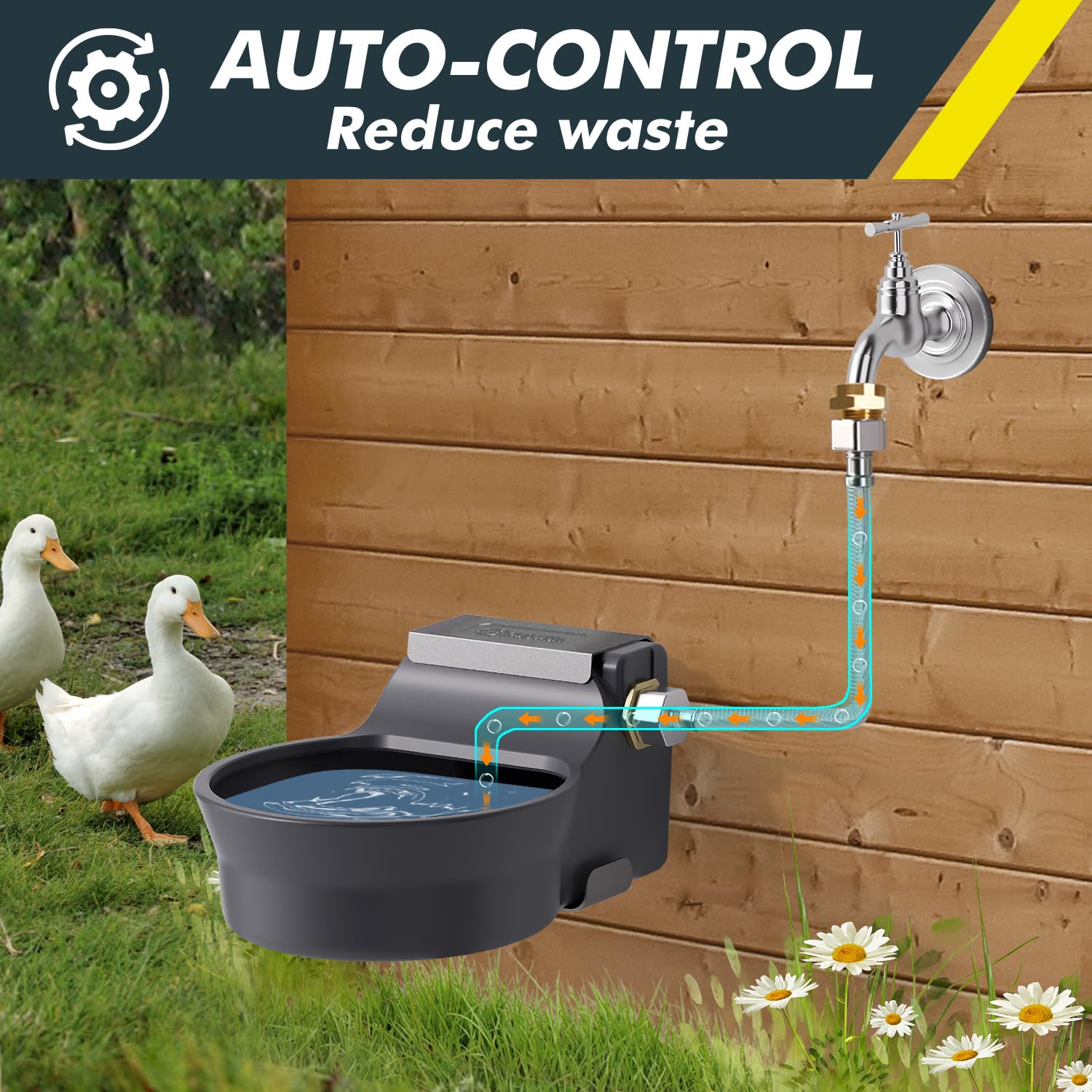 Ficuswin fixed-part copper connector connects hose to faucet for reliable water flow.