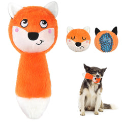 Fida 3-in-1 squeaky toy outer layer for aggressive chewers with crinkle sound
