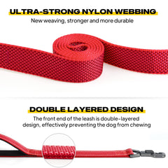 Fida leash featuring traffic handle for quick control in crowds or emergencies.