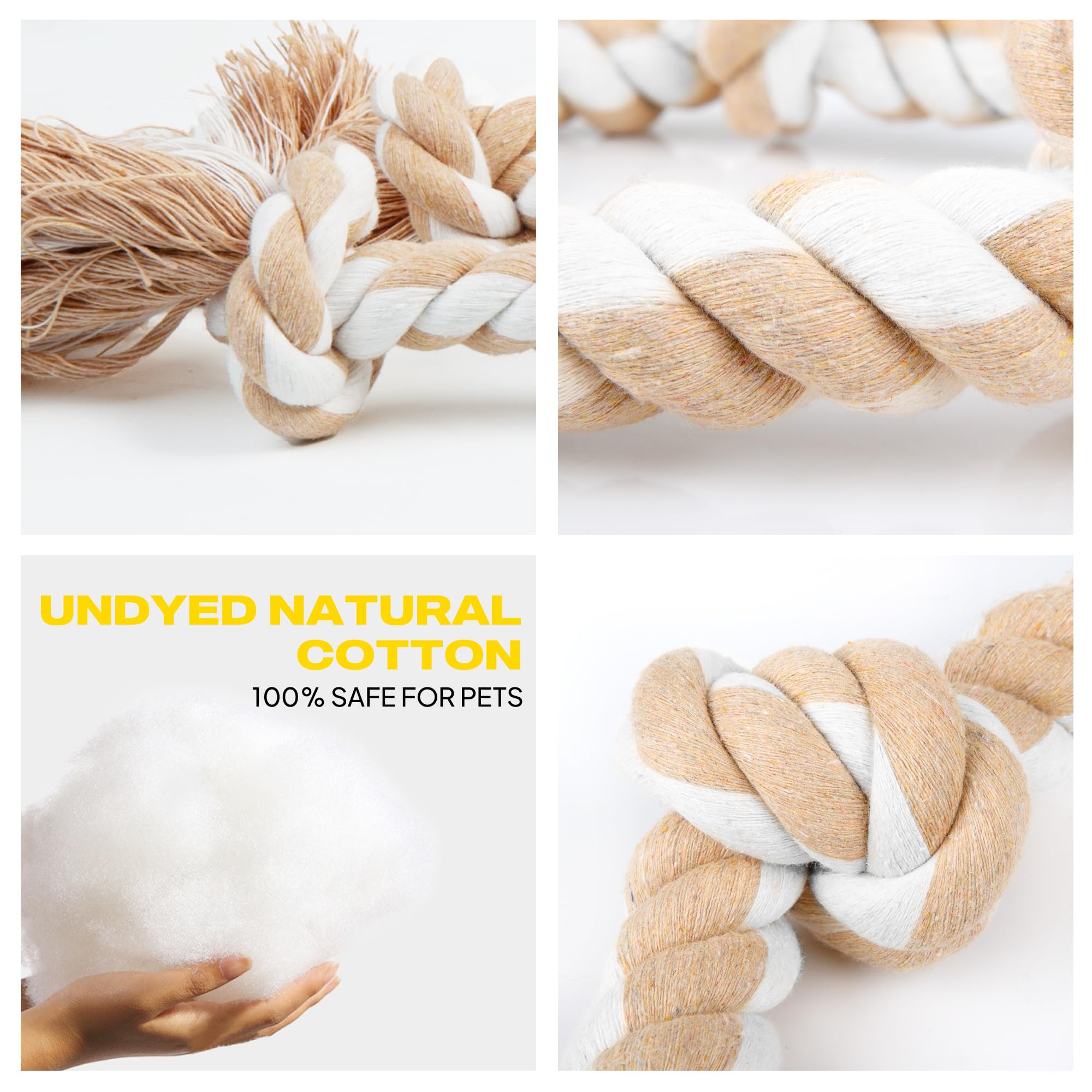 Fida dog rope toy in tug-war setup for bonding and interactive play.
