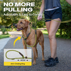 Fida dual soft padded control handles for comfortable training.