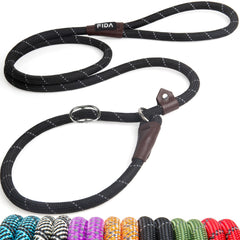 Fida durable slip lead with loop on for easy on-off training.