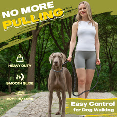 Fida heavy-duty dog leash 1/2 inch rope for strong grip on walks.