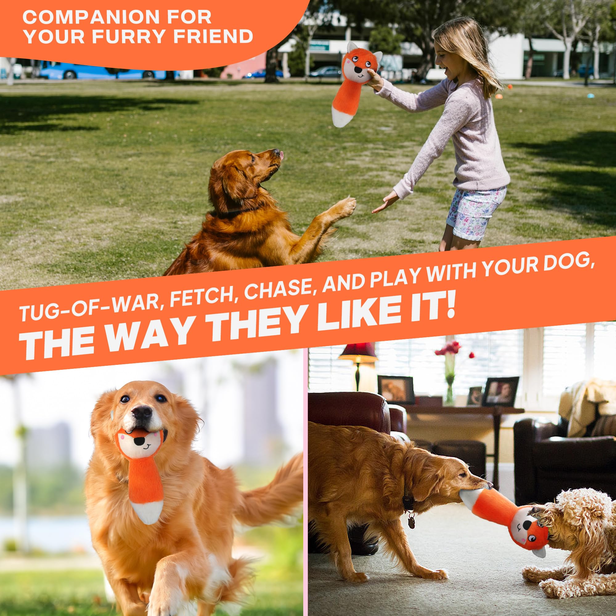 Fida interactive dog toy in fetch mode for active play