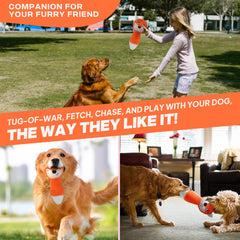 Fida interactive dog toy in fetch mode for active play