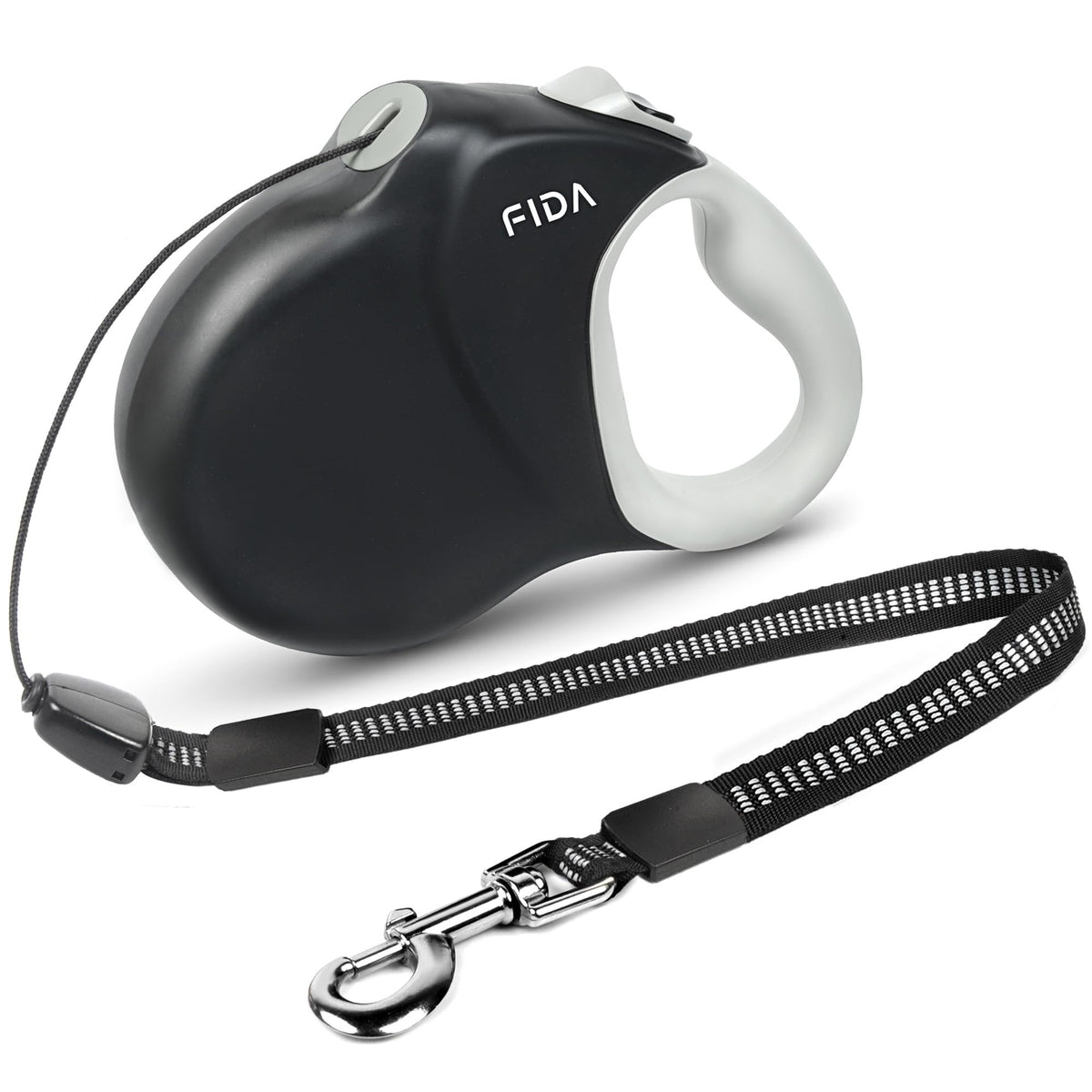 Fida Upgraded Retractable Dog Leash 30ft extended length for spacious, comfortable walks.