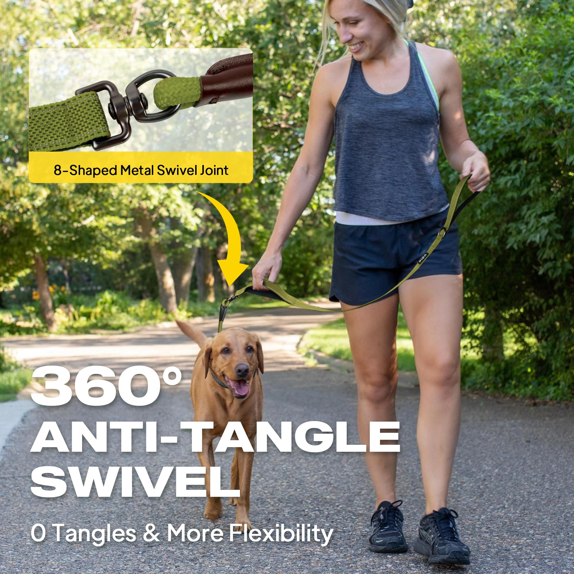 Fida reflective stitching improves visibility during night walks.