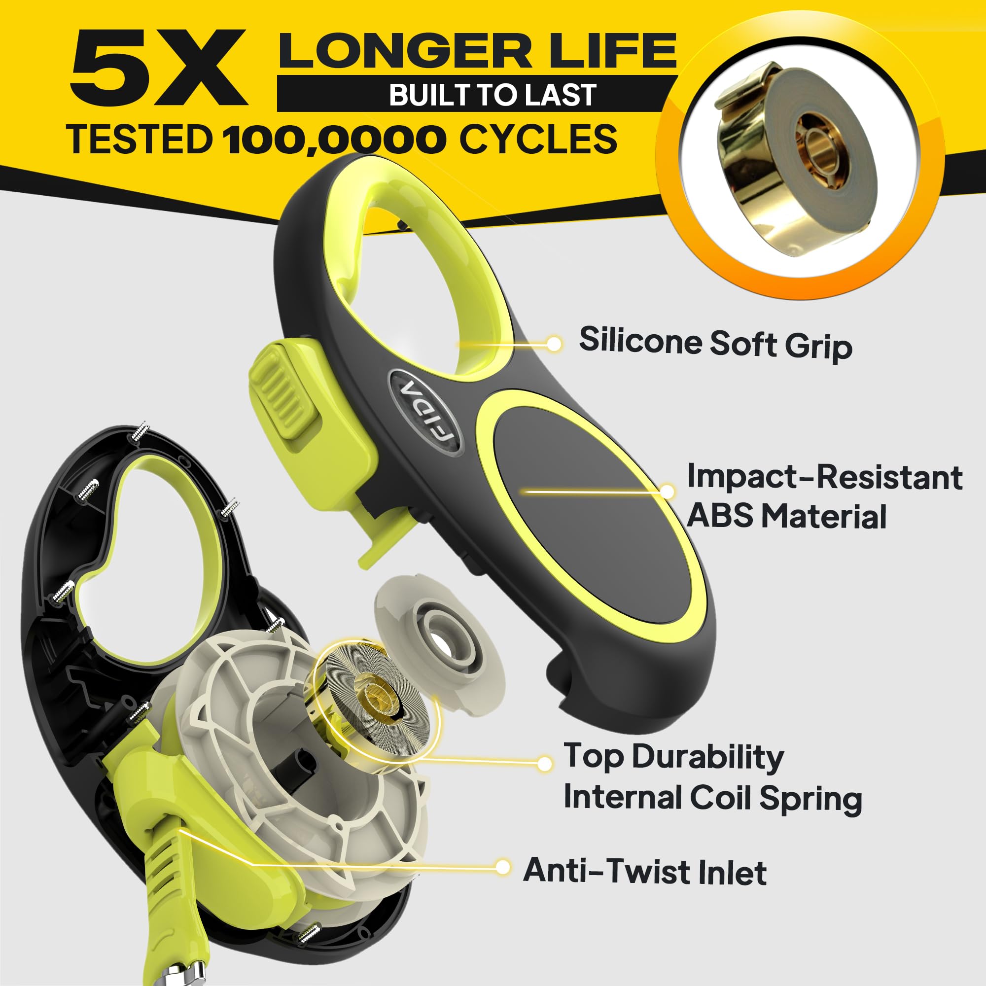 Fida leash with quick-lock mechanism illustrating easy length adjustment