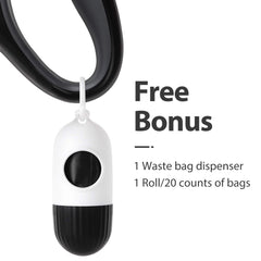 Fida retractable leash side view showing 16 ft reach and durable build.