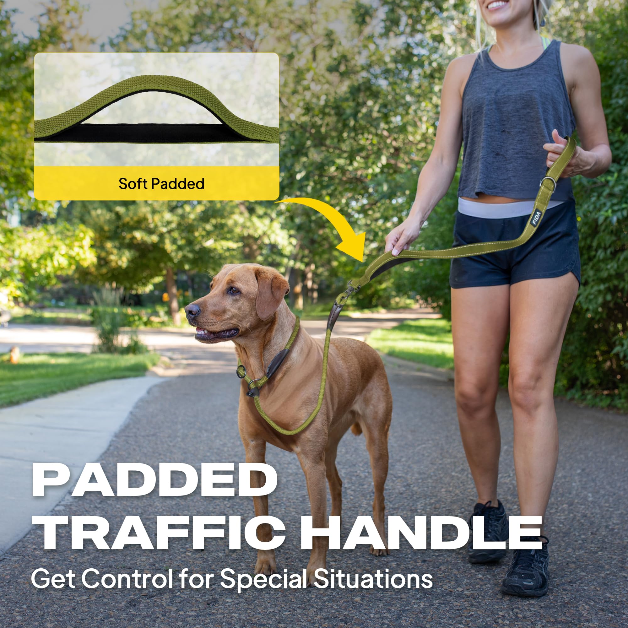 Fida rotating 8-shaped connector prevents twists during movement.