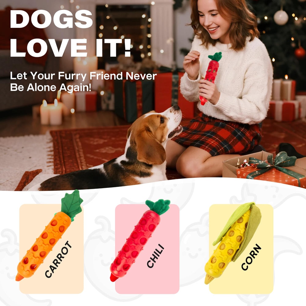 Fida close-up showing safe plush and rubber construction for supervised play.