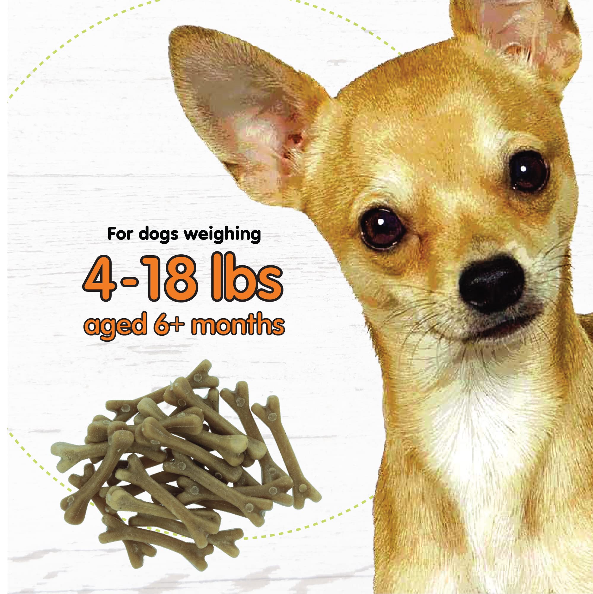 Fido daily-use chew pictured promoting fresh breath and routine dental care.
