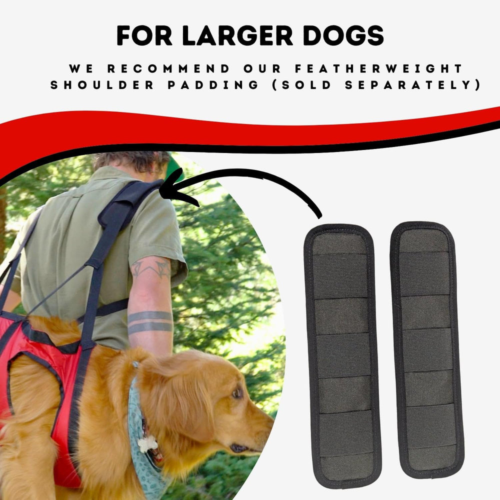 Fido Pro Airlift in action on rugged trail, demonstrating safe transport.