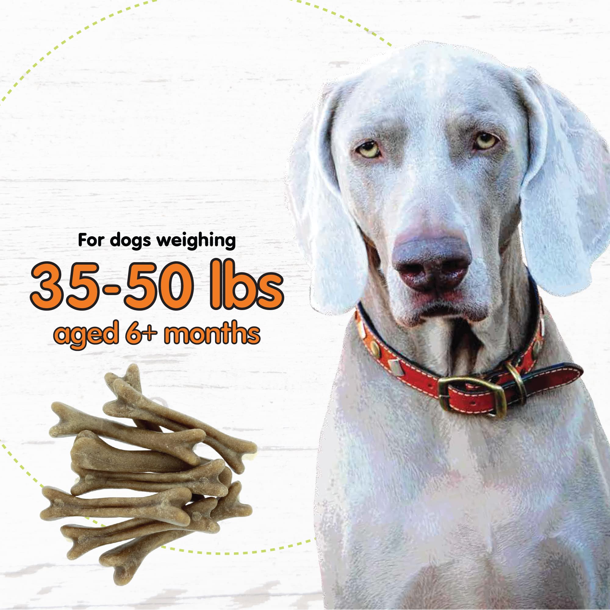 Fido Super Breath bone features a V-groove design for easy hold.