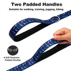 Fidohug nylon dog leash with traffic control handle for quick adjustments in crowds.