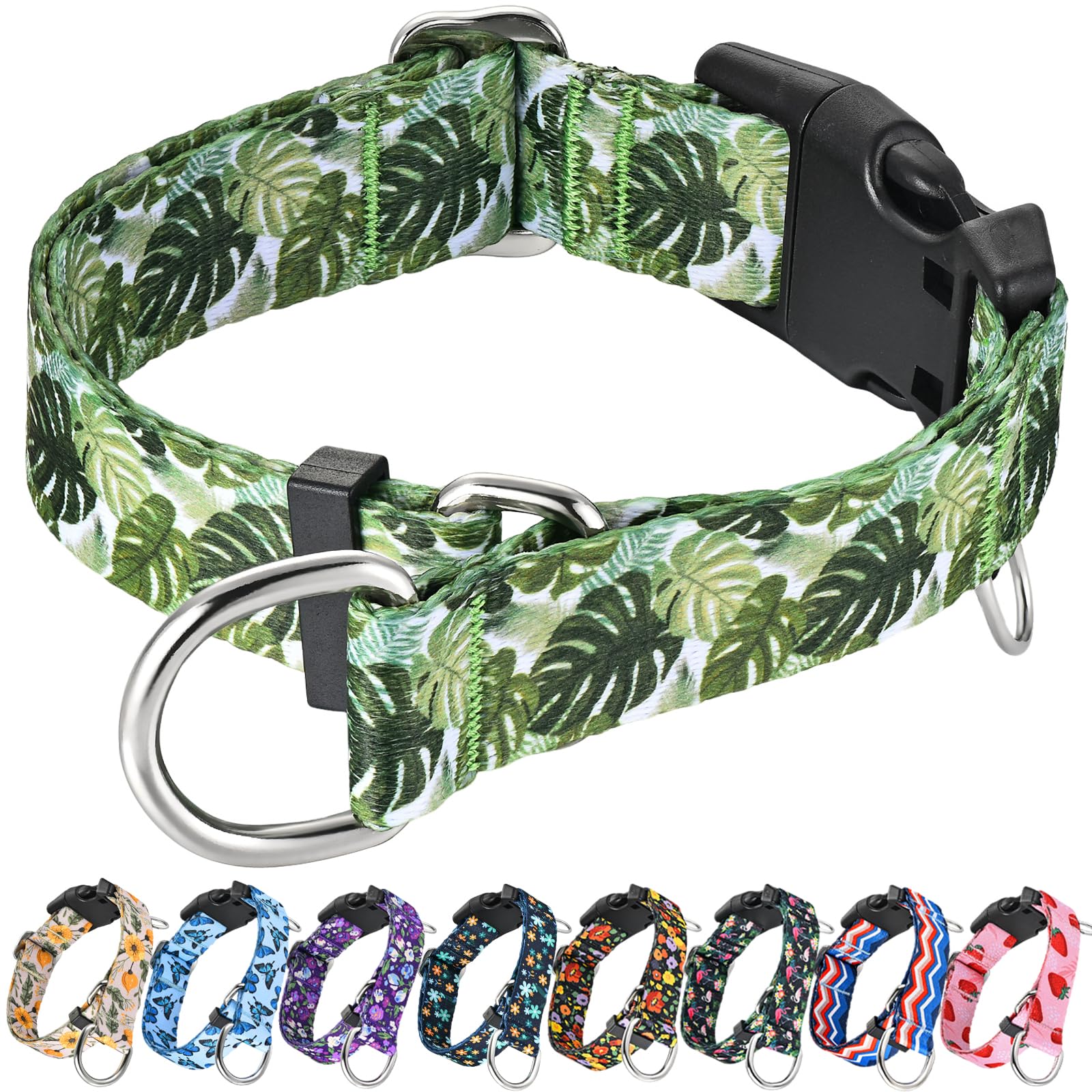 Fidohug tropical slip collar close-up for no-pull training