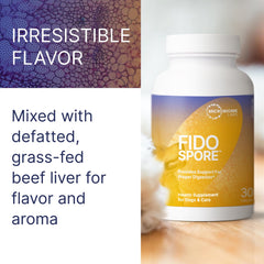 Fidospore Bacillus subtilis HU58 ingredient close-up for digestion.