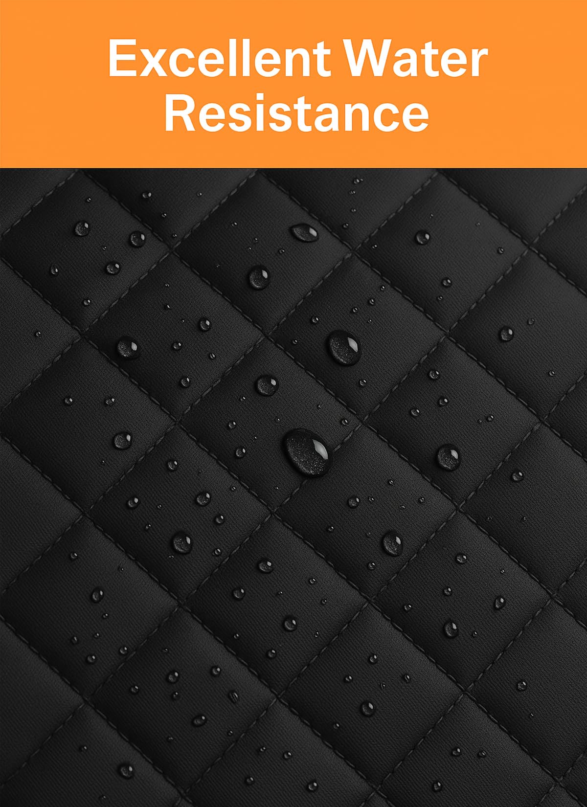 Fidozen non-slip back keeps cover in place for smooth rides