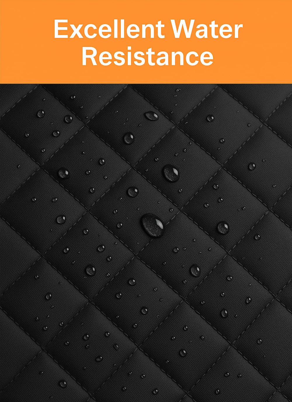 Fidozen non-slip back keeps cover in place for smooth rides