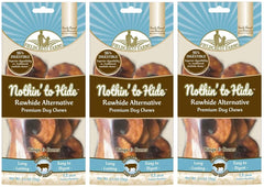 Fieldcrest Farms Nothin' to Hide, anillos y huesos de res para perros activos.