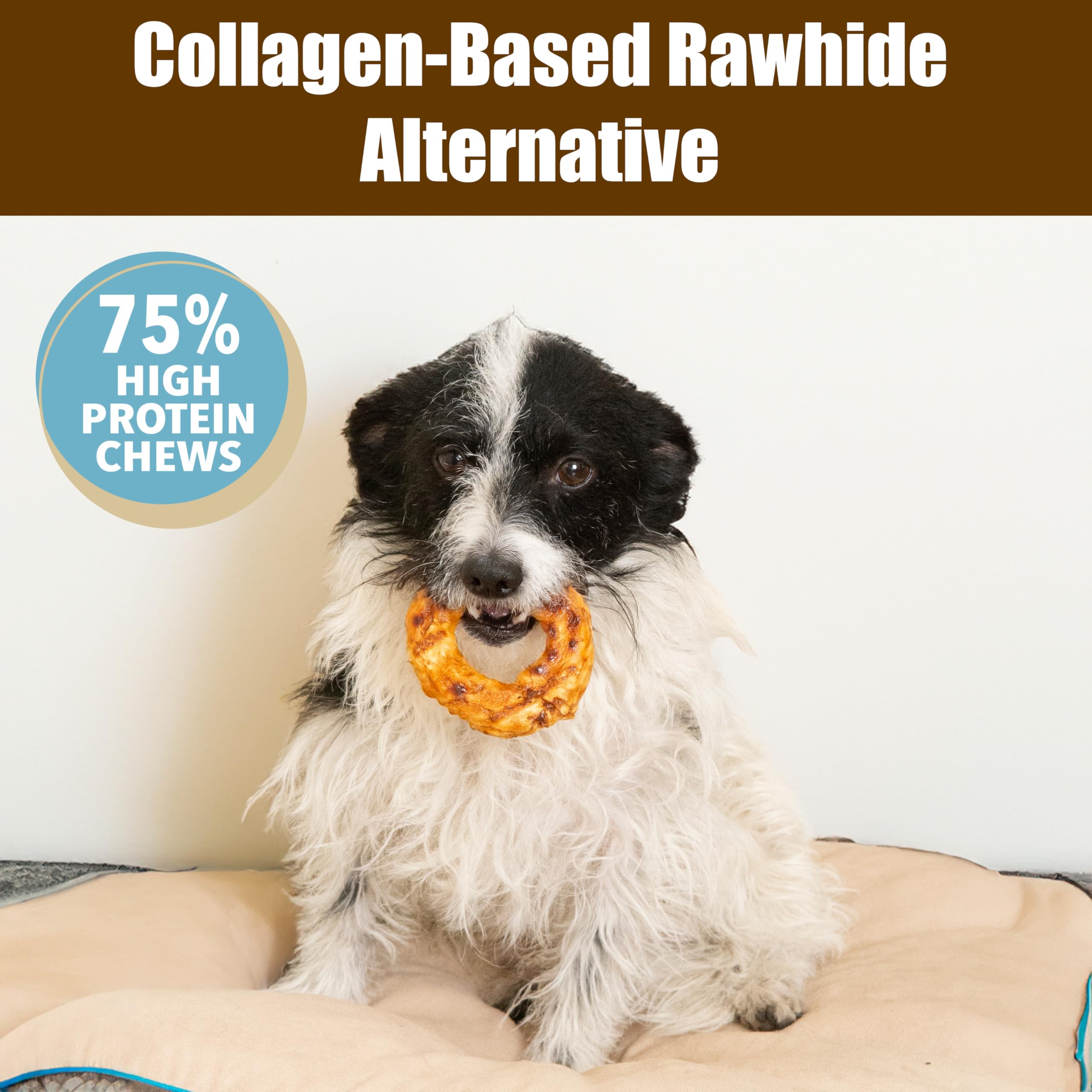 Fieldcrest Farms Nothin’ to Hide Bagel Beef dental-health emphasis on chew action