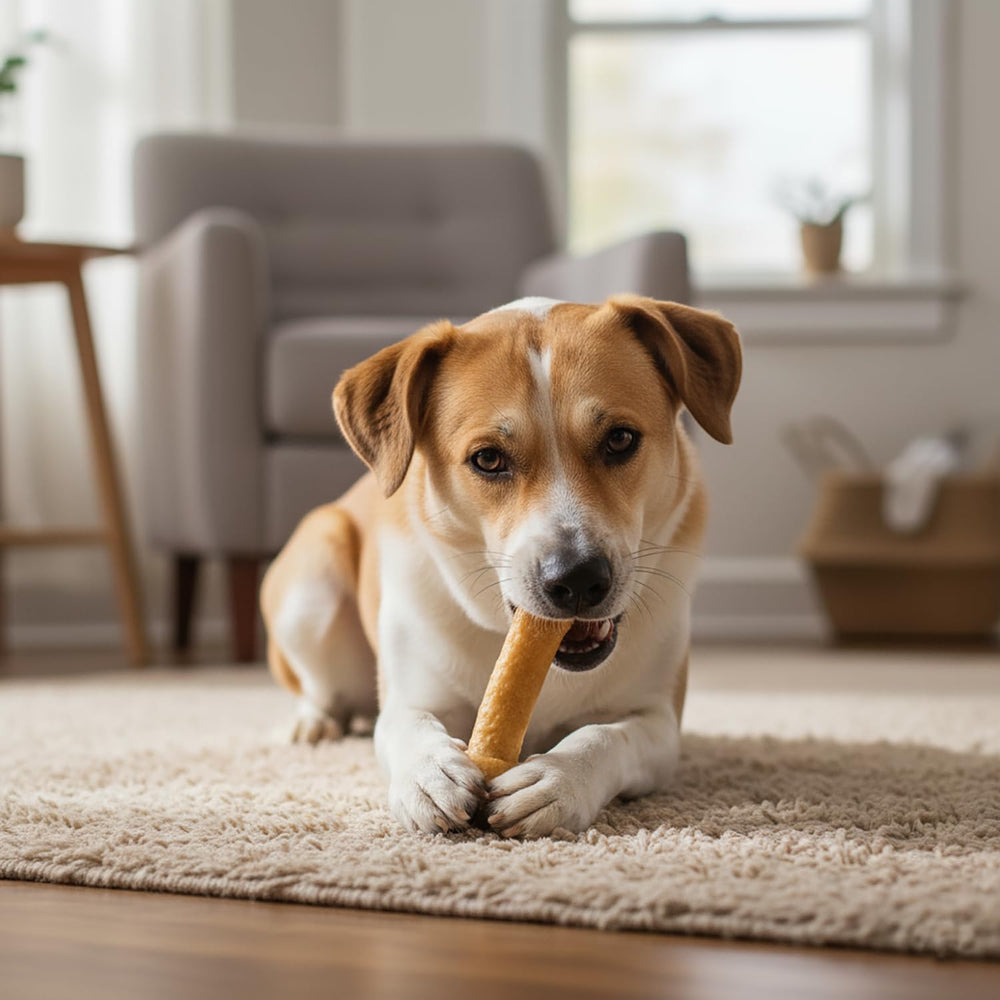 Fieldcrest Farms Nothin’ to Hide collagen chew—may support oral hygiene during chewing.