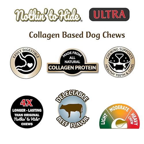 Fieldcrest Farms Nothin’ to Hide dental action—chew aids tooth cleaning and gum health.