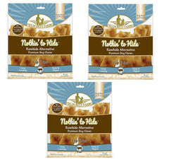 Fieldcrest Farms Nothin to Hide Flip Chips Beef package shows a 3-pack for long chew sessions