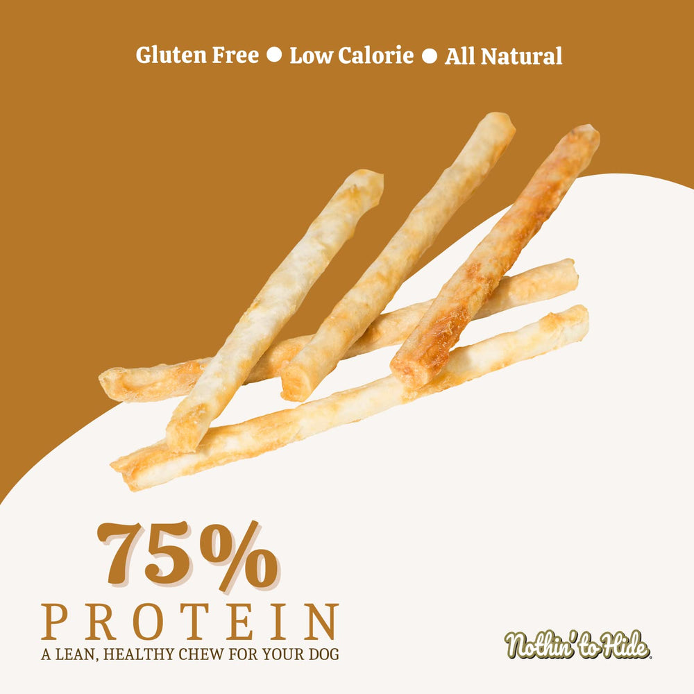 Fieldcrest Farms Nothing to Hide dental-hygiene stix closeup underlines tartar-reduction potential.